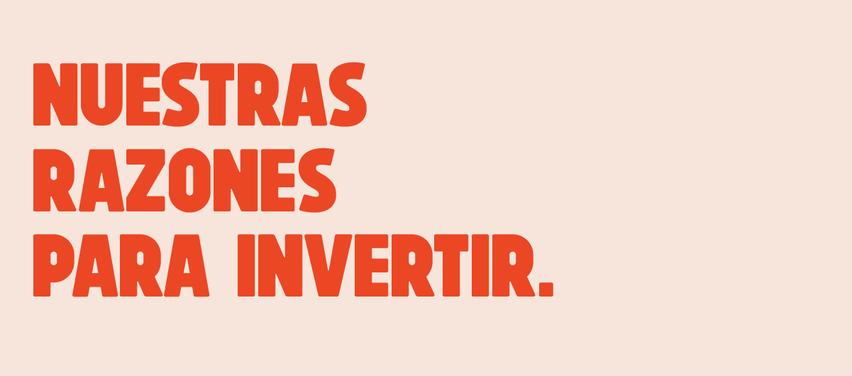 Nuestras razones para Invertir